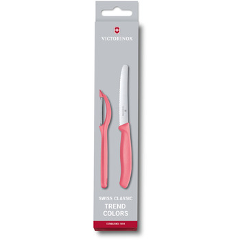 Набір кухонний Victorinox SwissClassic Paring Set 2шт з св.черв. ручкою (ніж, овочечистка Universal) у подар.упак.