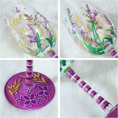 Бокалы для красного вина 450 мл богемный NymphFable