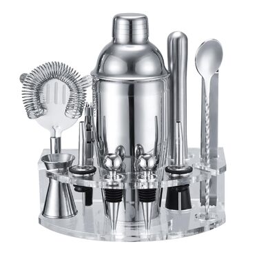 Профессиональный барменский набор из нержавеющей стали 12 предметов Lebarstor