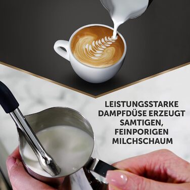 Кавоварка Breville Barista Max з портафільтром Еспресо-машина/кавоварка з вбудованою кавомолкою та спінювачем молока Резервуар для води 2,8 л Італійський насос 15 бар Нержавіюча сталь VCF126 шт. Бариста з кавомолкою (Barista Max з кавомолкою)