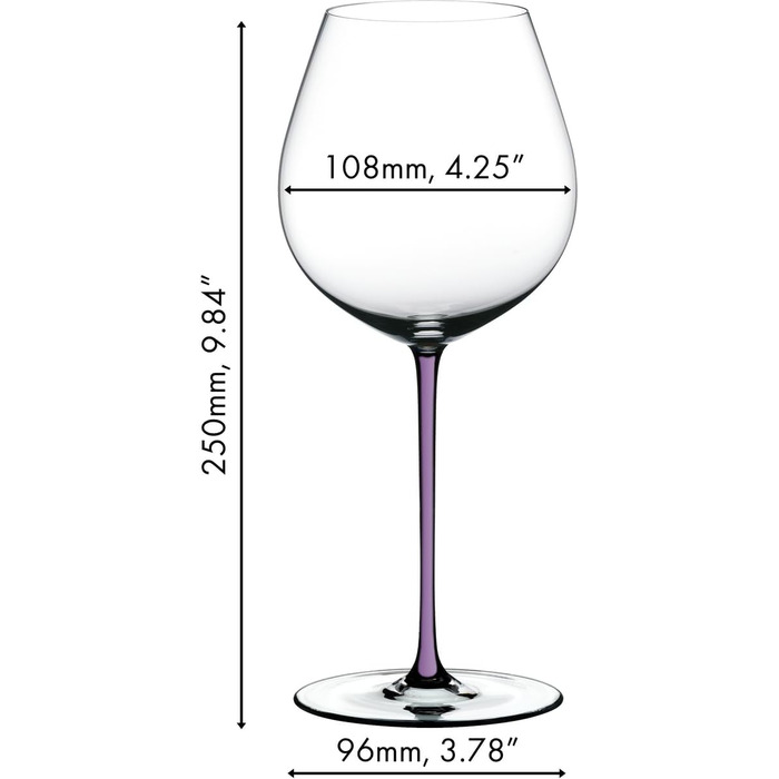 ЛИХ Riedel Fatto a Mano для Шардоне Рожевий, 4900/97P (Сира), кришталь, можна мити в посудомийній машині