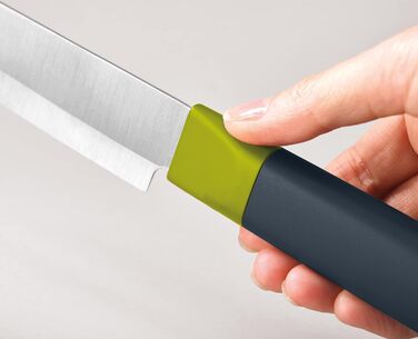 Набір кухонних ножів, 5 предметів, з підставкою, опал/різнокольоровий Duo Joseph Joseph