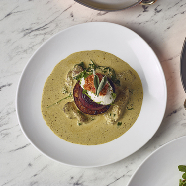 Тарелка 24.5 см, Incise Porcelain Soma, GenWare