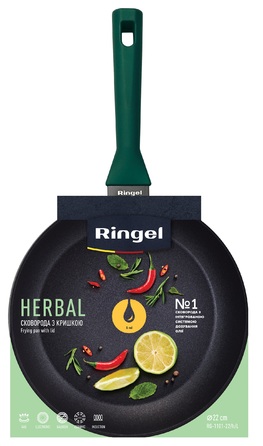 Сковорода RINGEL Herbal сковорода глубокая 28 см. (6806845)