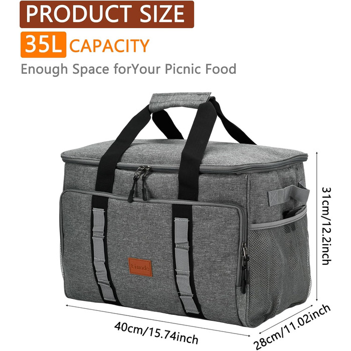 Термосумка для кемпинга 35 л BSDLZCH