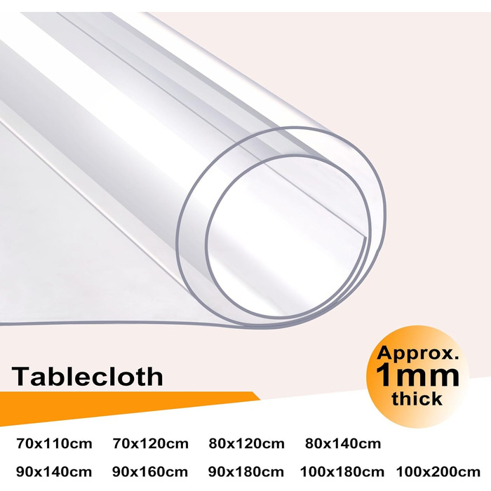 Скатертина для столу 180 х 90 см WOLTU