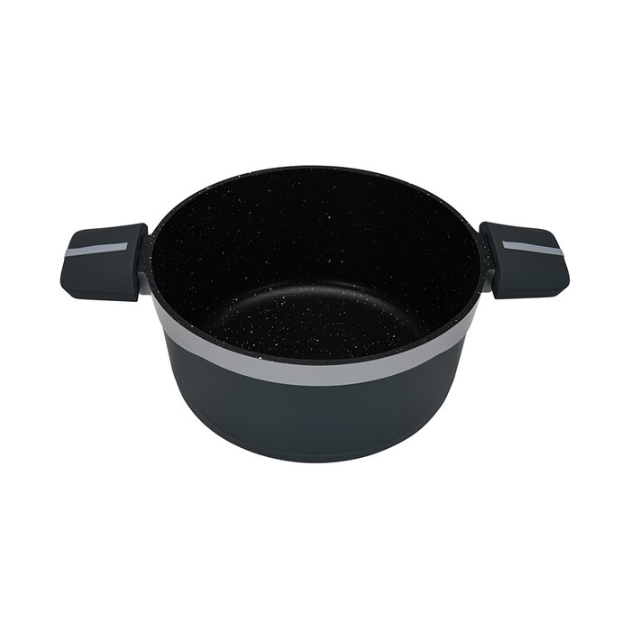 Каструля Fissman зі скляною кришкою LUXURIA 24x12см / 4,5л алюміній з антипригарним покриттям (14551)
