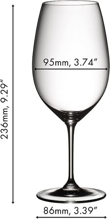 Набір фужерів Shiraz / Syrah 650 мл, 2 шт, кришталь, Vinum, Riedel