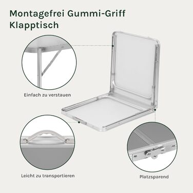 Кемпінговий стіл 120 x 60 см WOLTU