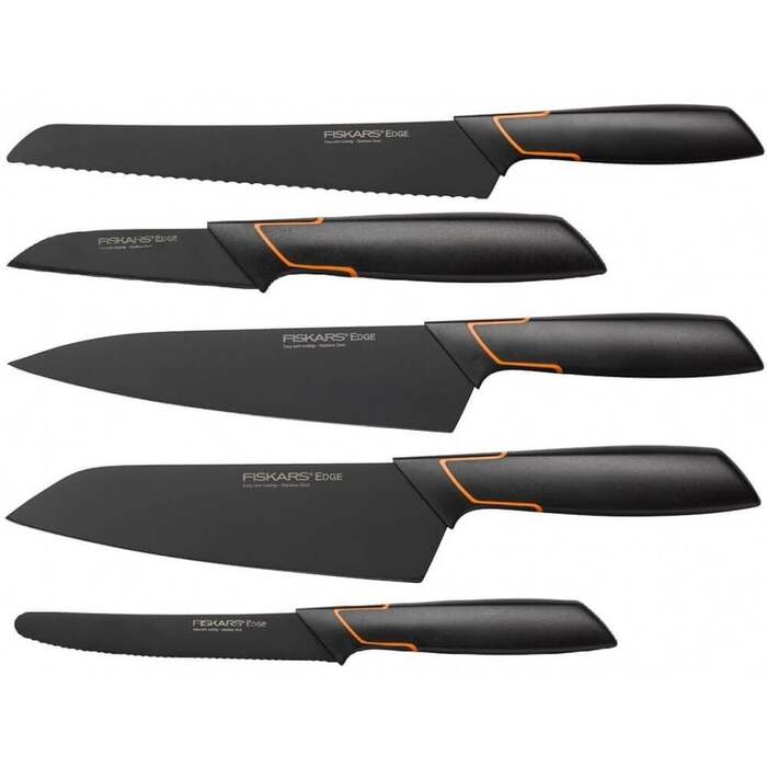 Набір ножів Fiskars Edge з підставкою, 5 шт (1003099)