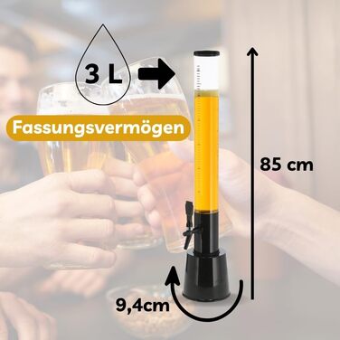 Диспенсер для напитков с краном и крепежным блоком 2 шт 3 л HLKauf