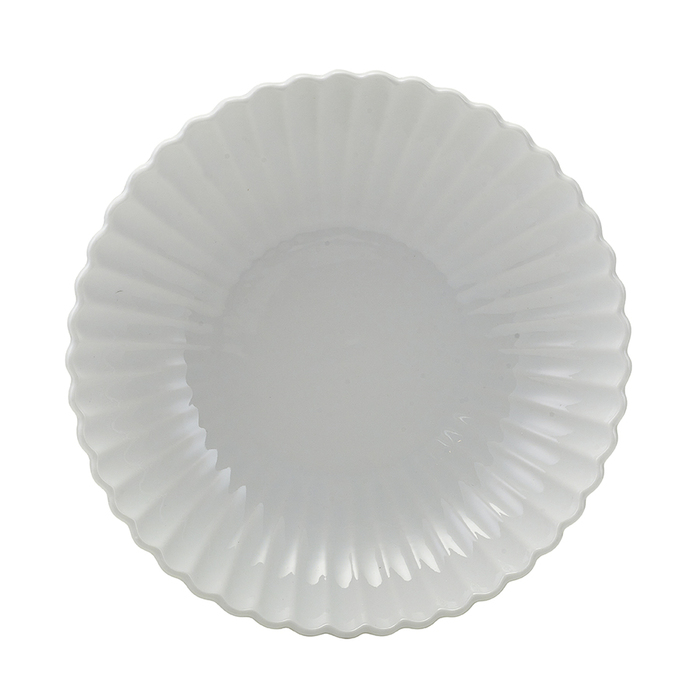 Салатник 1100 мл, 23 см, Incise Porcelain Scalloped, GenWare