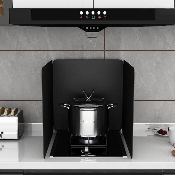 Складаний бризкозахисний екран для кухні, бризкозахисний екран для плити, легко миється, підтримує чистоту плити та кухонного фартуха (40 x 40 см)