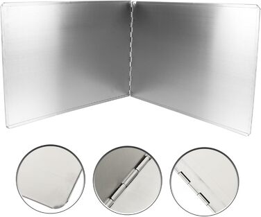 Защита от брызг из нержавеющей стали для варочных поверхностей BAZEITFLOW