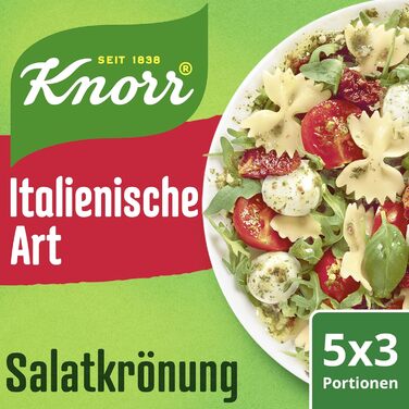 Італійська художня заправка Knorr Salatkrnung, упаковка 15 шт. (15 x 5 x 30 мл) (450 мл (упаковка 5 шт.))