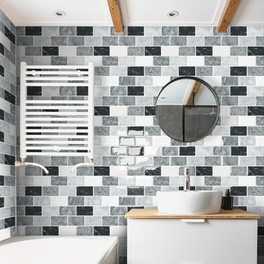 Мозаїчна наклейки на стіну 30,5 х 30,5 см 10 шт DEWOO