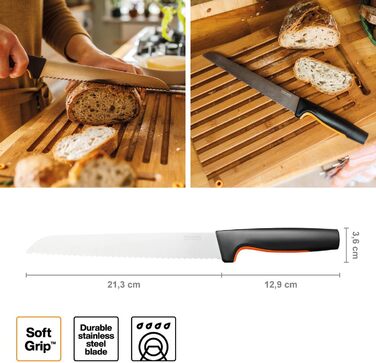 Набор кухонных ножей 5 предметов Fiskars