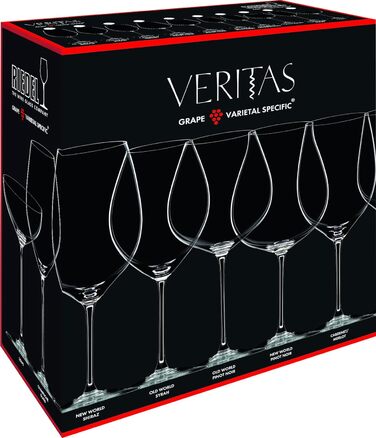 Старий Світ Піно Нуар, набір келихів для червоного вина з 2 предметів, кришталевий келих (Moscato/Coupe/Martini), 6449/07 Riedel Veritas