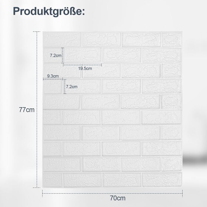 Стеновые панели для кухни 77 x 70 см 20 шт Jaxguom