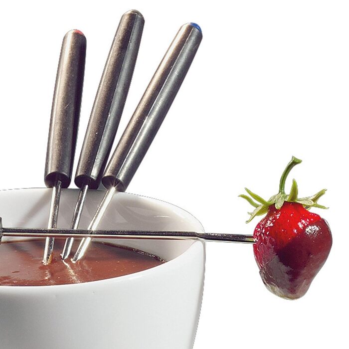 Набор для шоколадного фондю, 6 предметов, белый Cilio