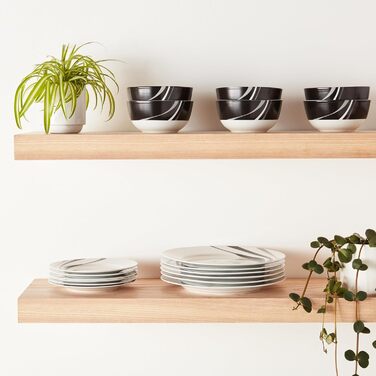 Набір посуду Kitchen-Profi Basics, 18 предметів, для 6 осіб (Swirl)