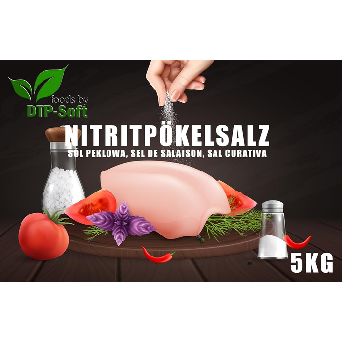 Преміальна нітритна сіль для копчення у відрі 5 кг DTP-SOFT