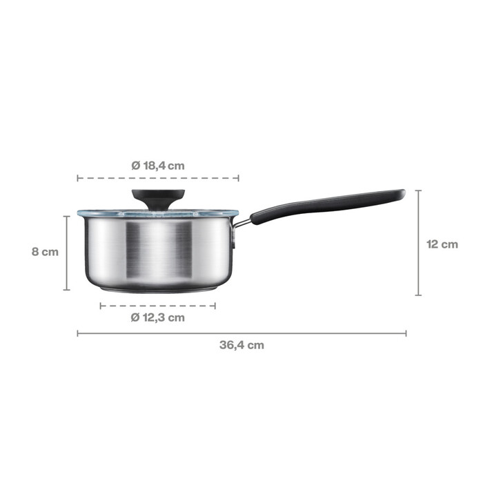 Ківш з кришкою Fiskars Functional Form 1,5 л (1072315)