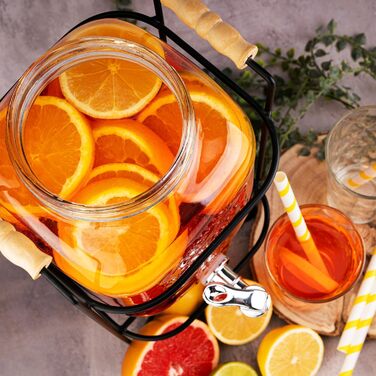 Диспенсер для напоїв з краном 4 л SUPERBUTELKI.PL