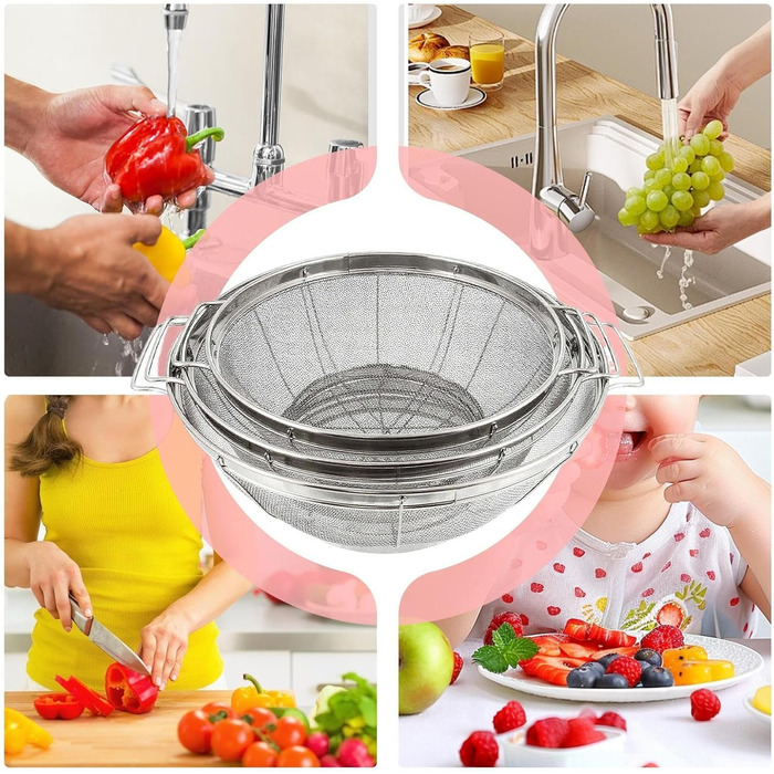 Друшляки для пасти з ручкою Fbinys