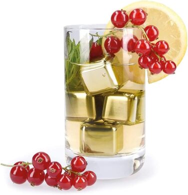 Набір металевих охолоджувальних каменів для віскі Ulalaza