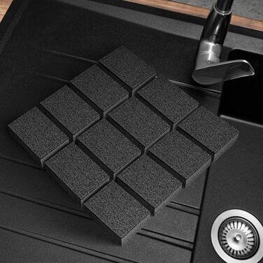 Набор губок для мытья посуды 12 шт. Black Sweden Home