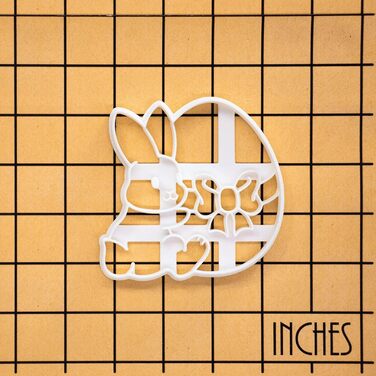 Форма для печива Зайчик з пасхальним яйцем bakerlogy