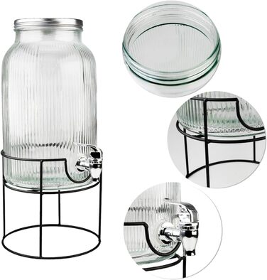 Диспенсер для напитков с подставкой 6 л SUPERBUTELKI.PL