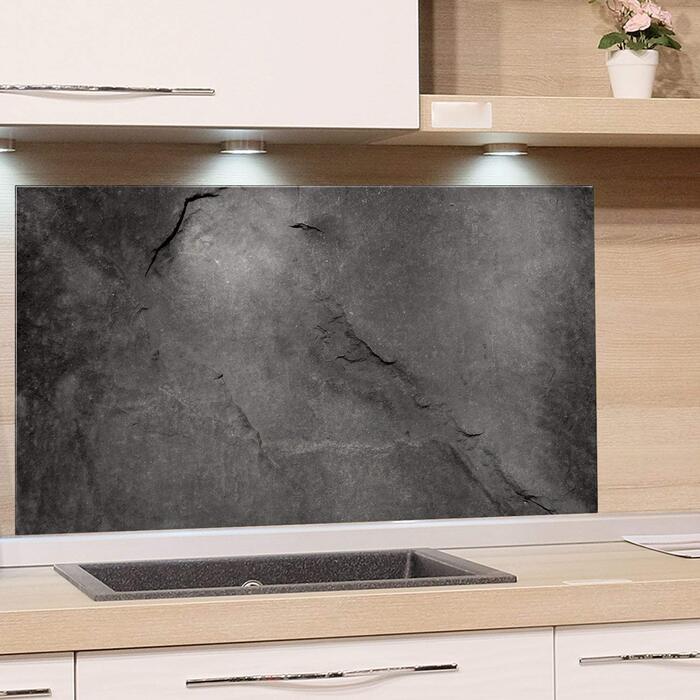 Скляний кухонний фартух від бризків 80 х 60 см GRAZDesign