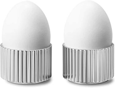 Набір з 2 підставок для яєць, нержавіюча сталь Bernadotte Georg Jensen