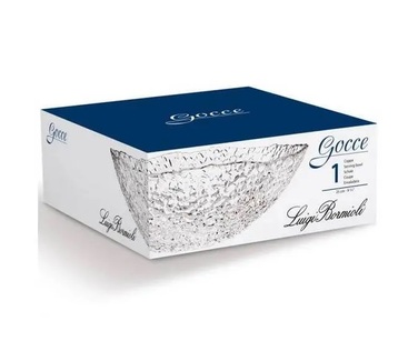 Салатник 25 см Gocce Luigi Bormioli