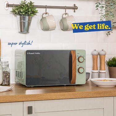 Мікрохвильова піч 17 л, 700 Вт зелений RHMM713MG-N Russell Hobbs