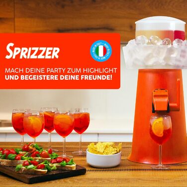 Диспенсер и миксер для приготовления коктейлей со льдом 3 л Sprizzer