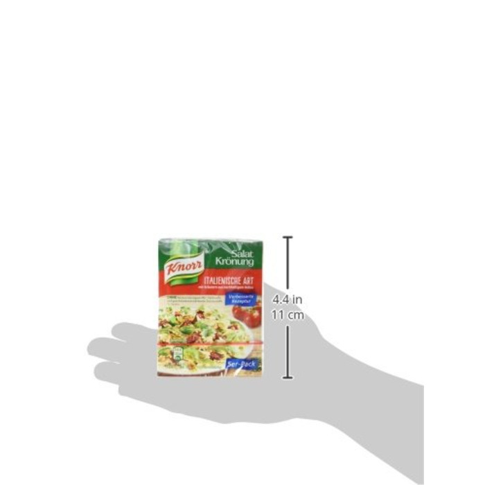 Заправка для салату Knorr в італійському стилі, 15 шт. (15 x 5 x 30 мл) 8 г (75 шт.)