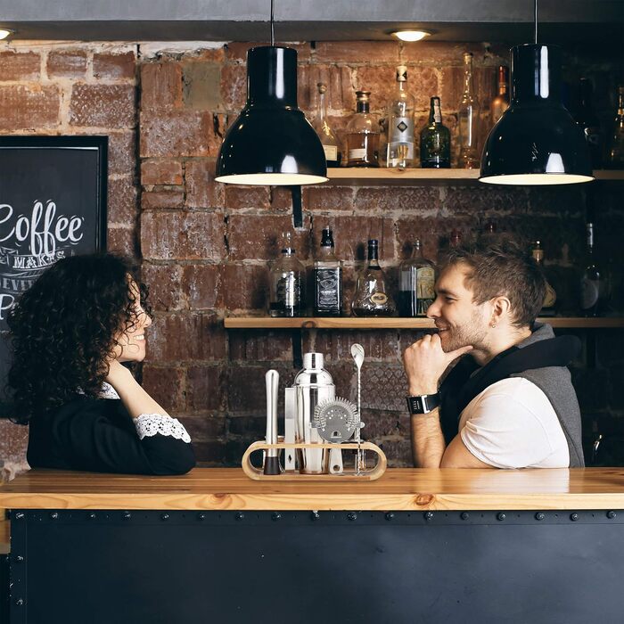 Професійний набір для коктейлів 11 предметів Relaxdays