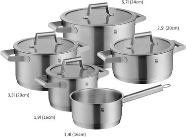 Набір каструль із кришками, 5 предметів Comfort Line WMF