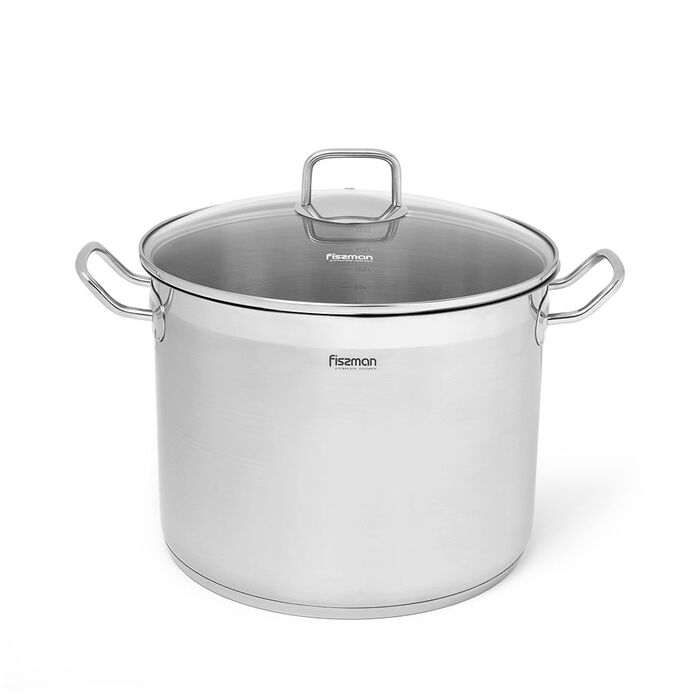 Каструля Fissman TAHARA 28x21,5 см / 13,2 л з кришкою (5308)