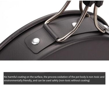 Набір туристичного посуду 5 предметів Hasaller