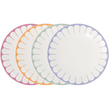 Набор из 4 тарелок для завтрака 21,2 см, разноцветные Fleur Villeroy & Boch