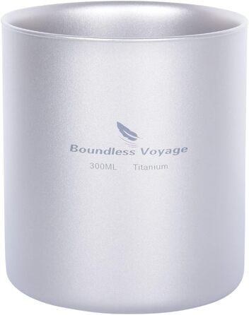 Титановая чашка с двойными стенками 3 в 1 Boundless Voyage