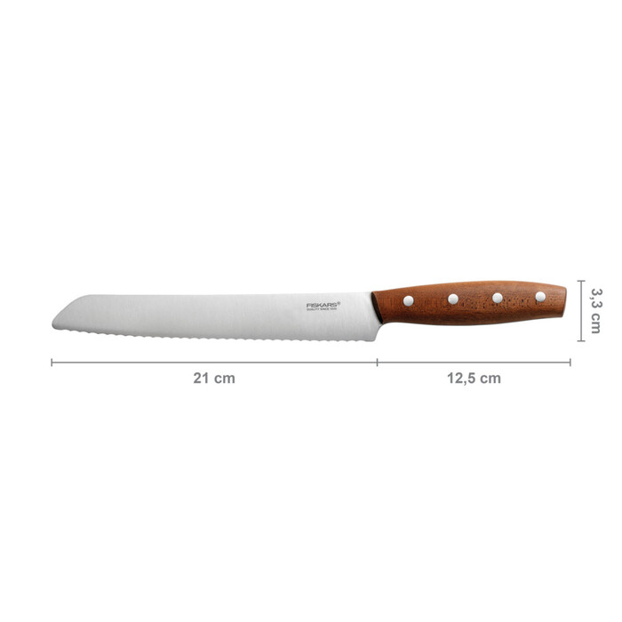 Нож для хлеба Fiskars Norr 23 см (1016480)