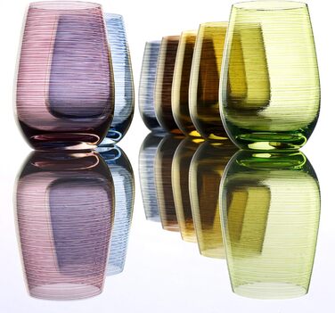 Набір склянок 465 мл, 6 предметів, димчасто-сірий Twister Stölzle Lausitz