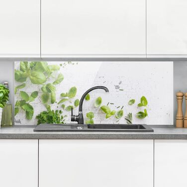 Скляний кухонний фартух 125 х 50 см Bilderwelten