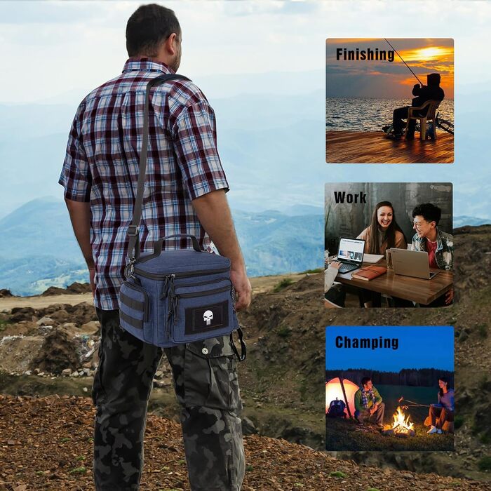 Термосумка 12,3 л синя Bunnychic