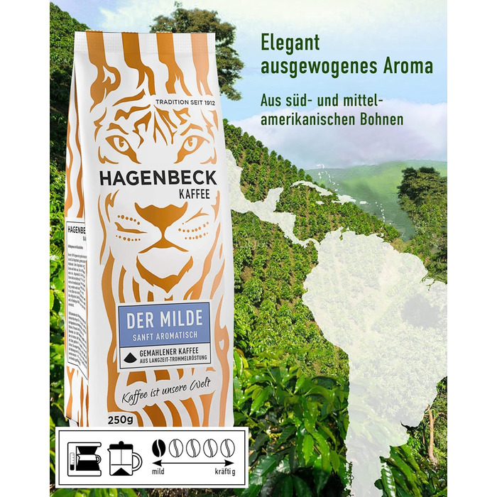 Кава - Кав&39ярня - Смажена кава - Мелені кавові зерна - 250 г - 100 арабіка - Ароматна - Традиційна кавова суміш (Подарунковий набір (5 упаковок), 250 г (5 упаковок))